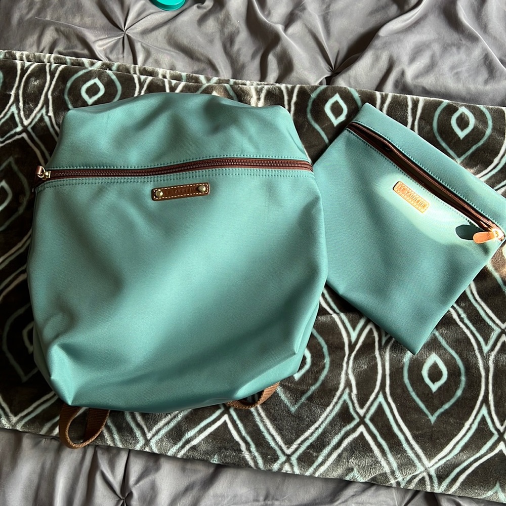 Le Tanneur Backpack in Teal
